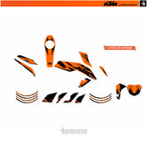 STICKER KIT KTM DUKE 125/250/390 2017+ R INFERNO